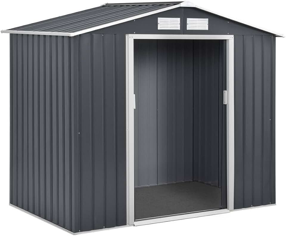 Habitat et Jardin - Abri de Métal Vegas - 2.7m² - gris - 1299_‎93414