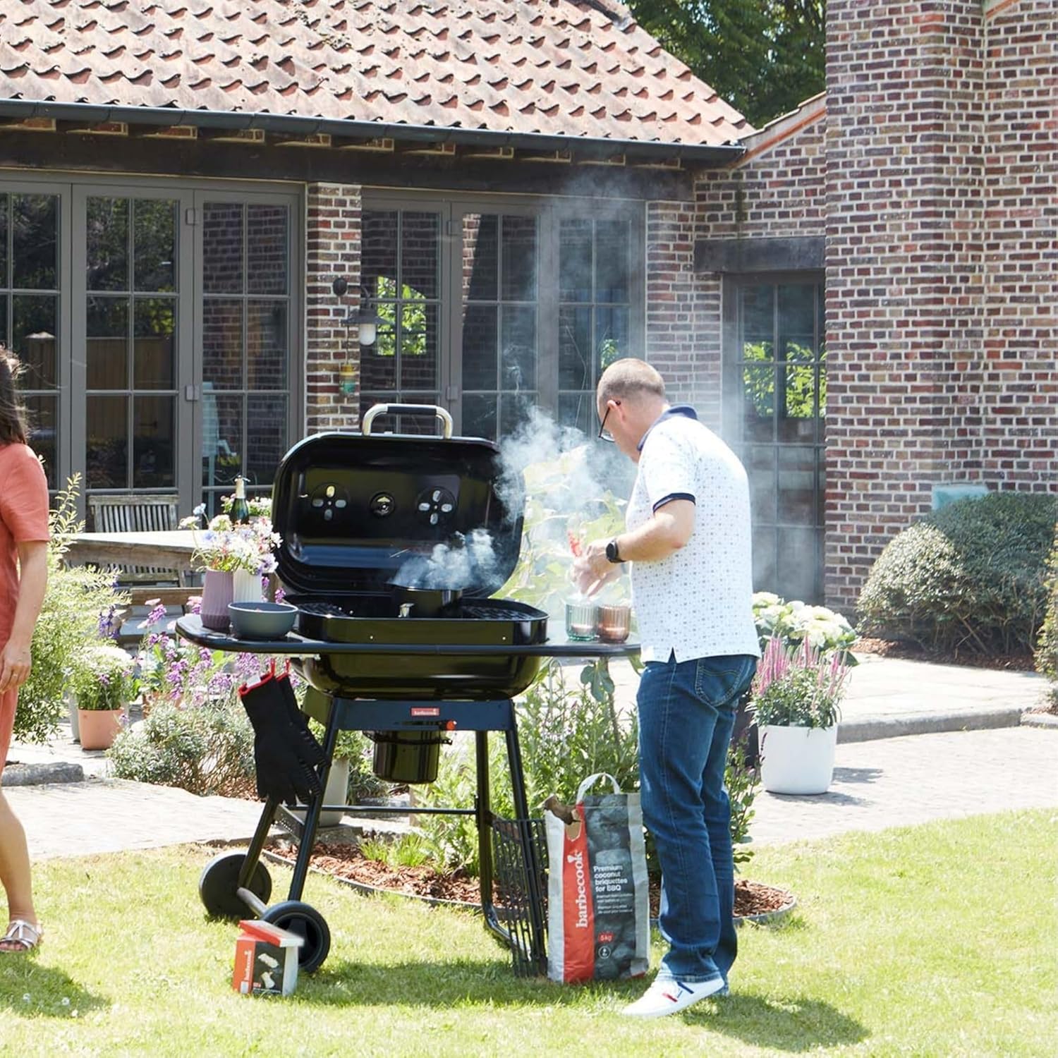 Barbecook - Magnus Premium - 85x64x110cm - barbecue à charbon avec table