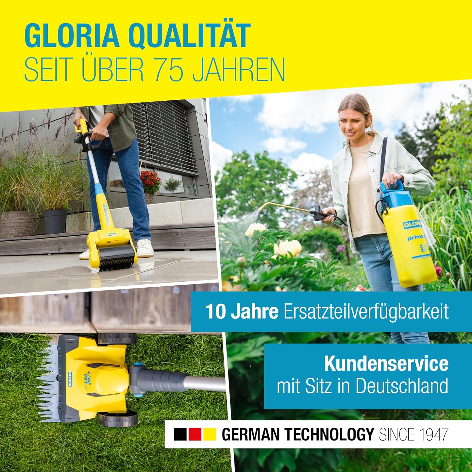 Gloria – FineCut 18V – coupe-bordures sans fil, batterie incluse
