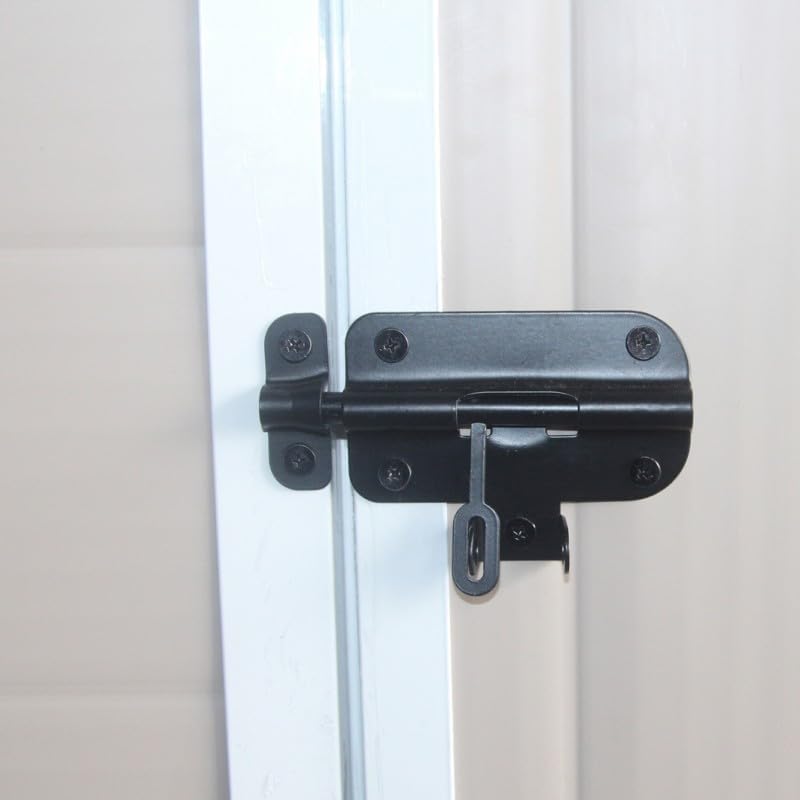 Jôbu - Abri Jardin Résine - 5,32m² - acier, porte double, fenêtre, 226cm