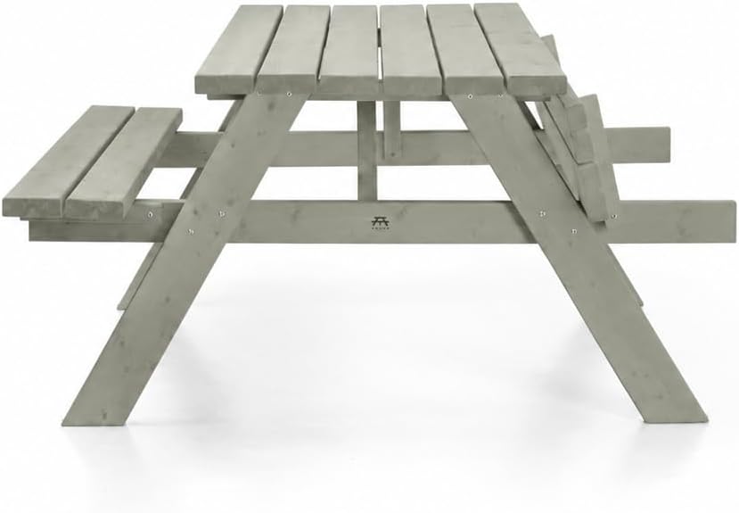 AMATA UNGURS - Table de pique-nique classique, bois pliable, résistante aux intempéries, jardin/terrasse