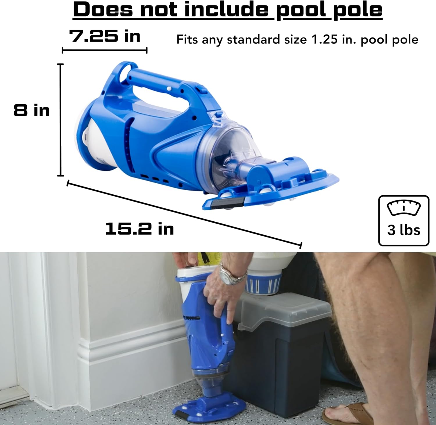 Pool Blaster - Catfish Gen 2 - 45 min autonomie - puissant spa & piscine - Catfish