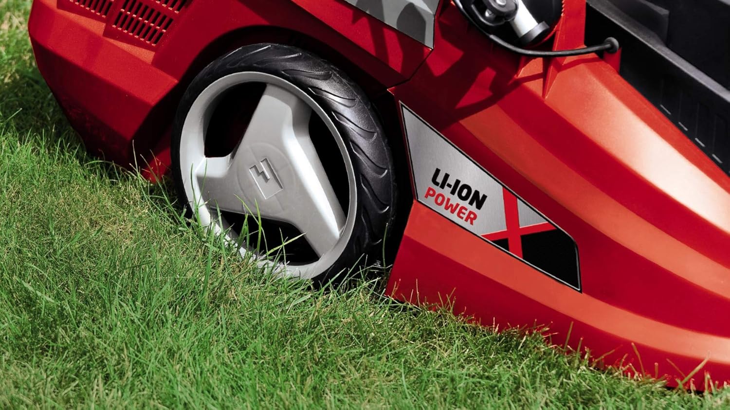 Einhell Tondeuse à Gazon sans Fil GE-CM 36 Li Kit Power X-Change (36 V, 36 cm Largeur de Coupe, jusqu'à 350 m², Brushless, 40L bac de ramassage, avec 2X 3,0 Ah Batterie et 2X Chargeur)
