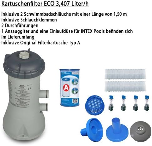 Intex kit Piscine Easy Set autoportante (ø) 4,57 x (l) 1,22m