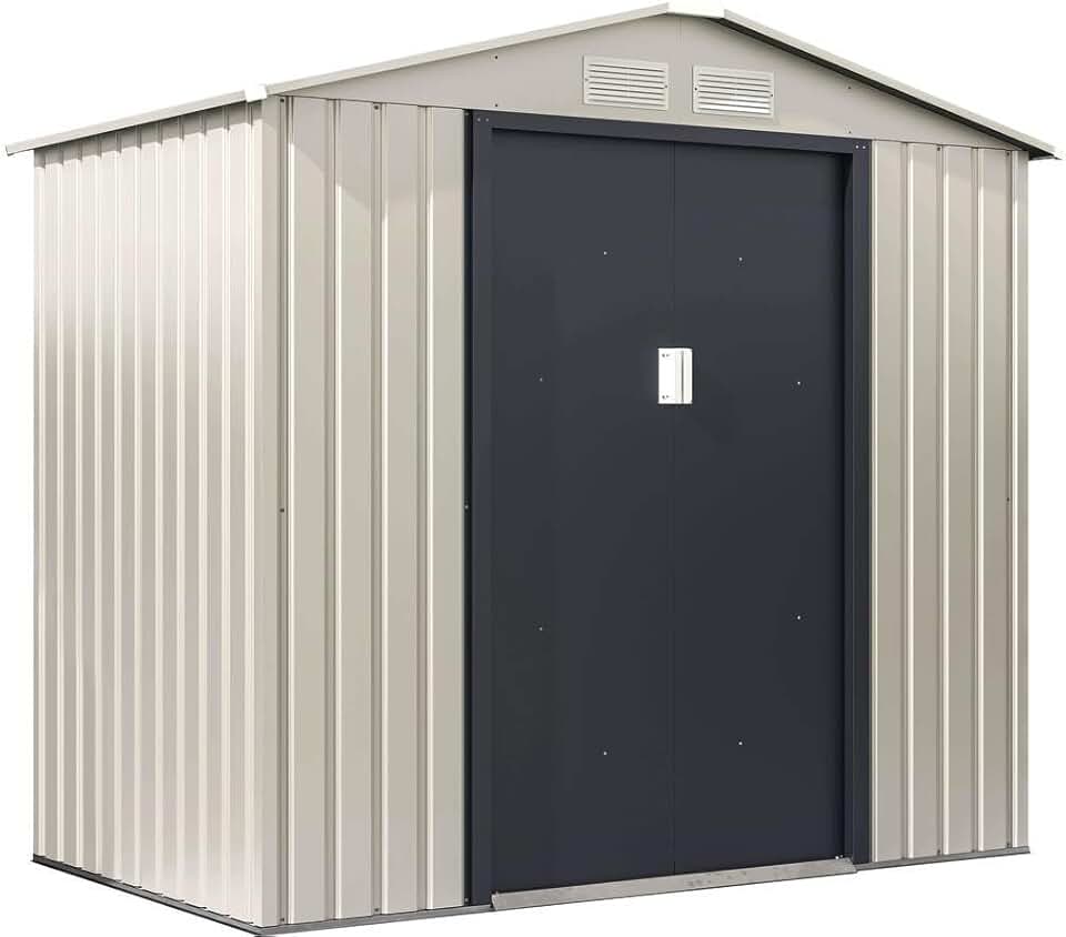 Habitat et Jardin - Nebraska - abri métal 4,07 m² - double porte