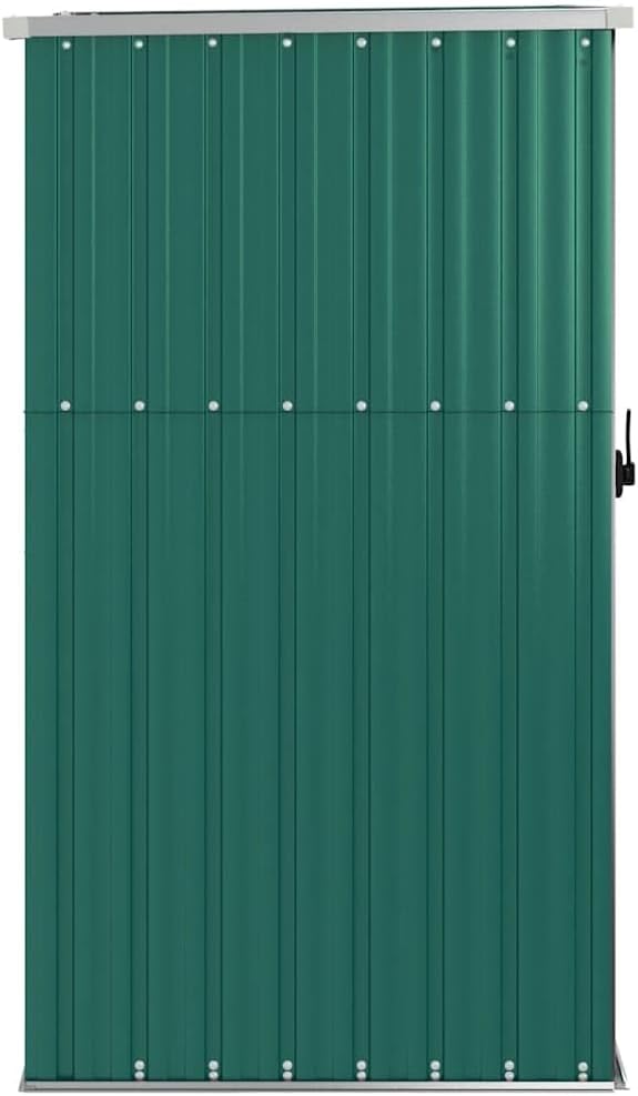 vidaXL Abri de jardin - Abri de jardin Vert - 88 x 89 x 161 cm - En acier galvanisé