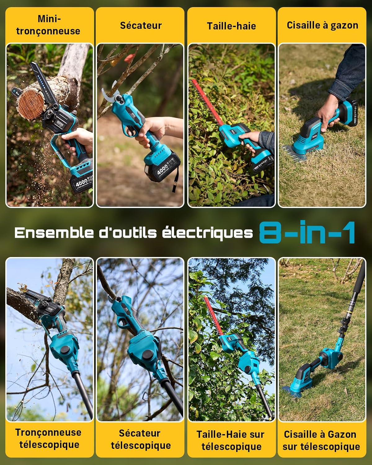 SEESII - Kit Jardin 8-en-1, 6