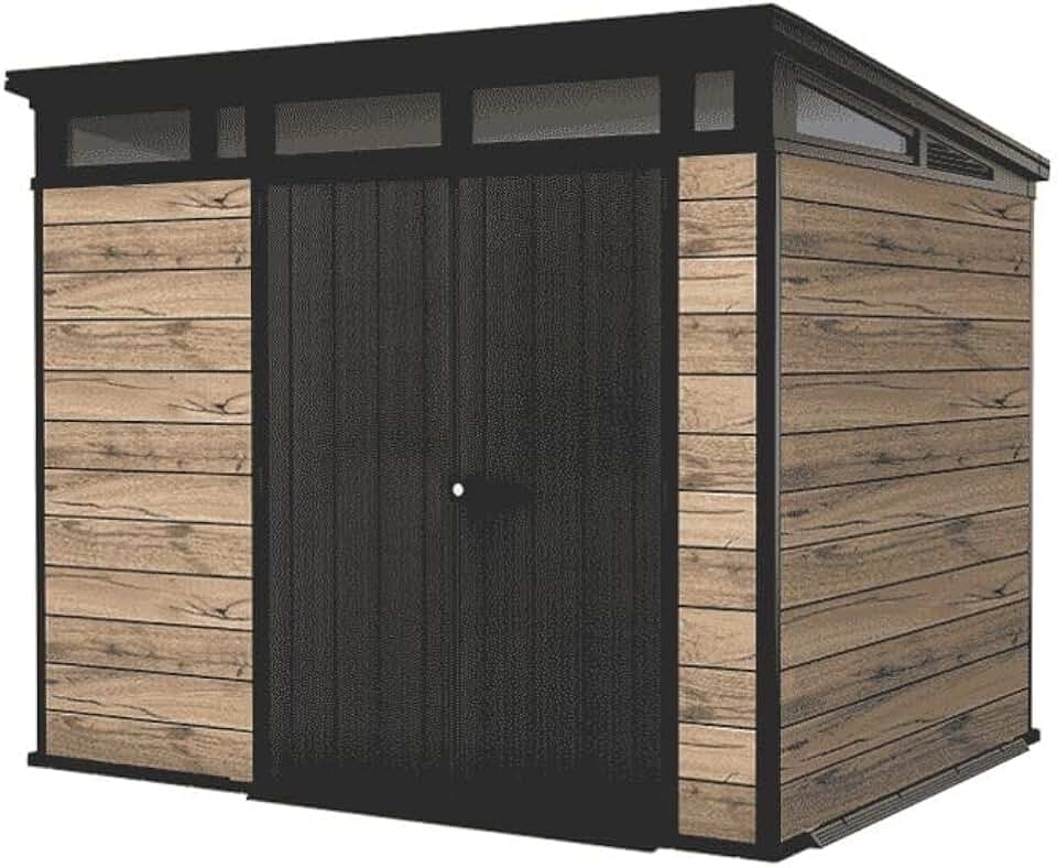 Abri de jardin 6m2 - aspect bois Douglas
