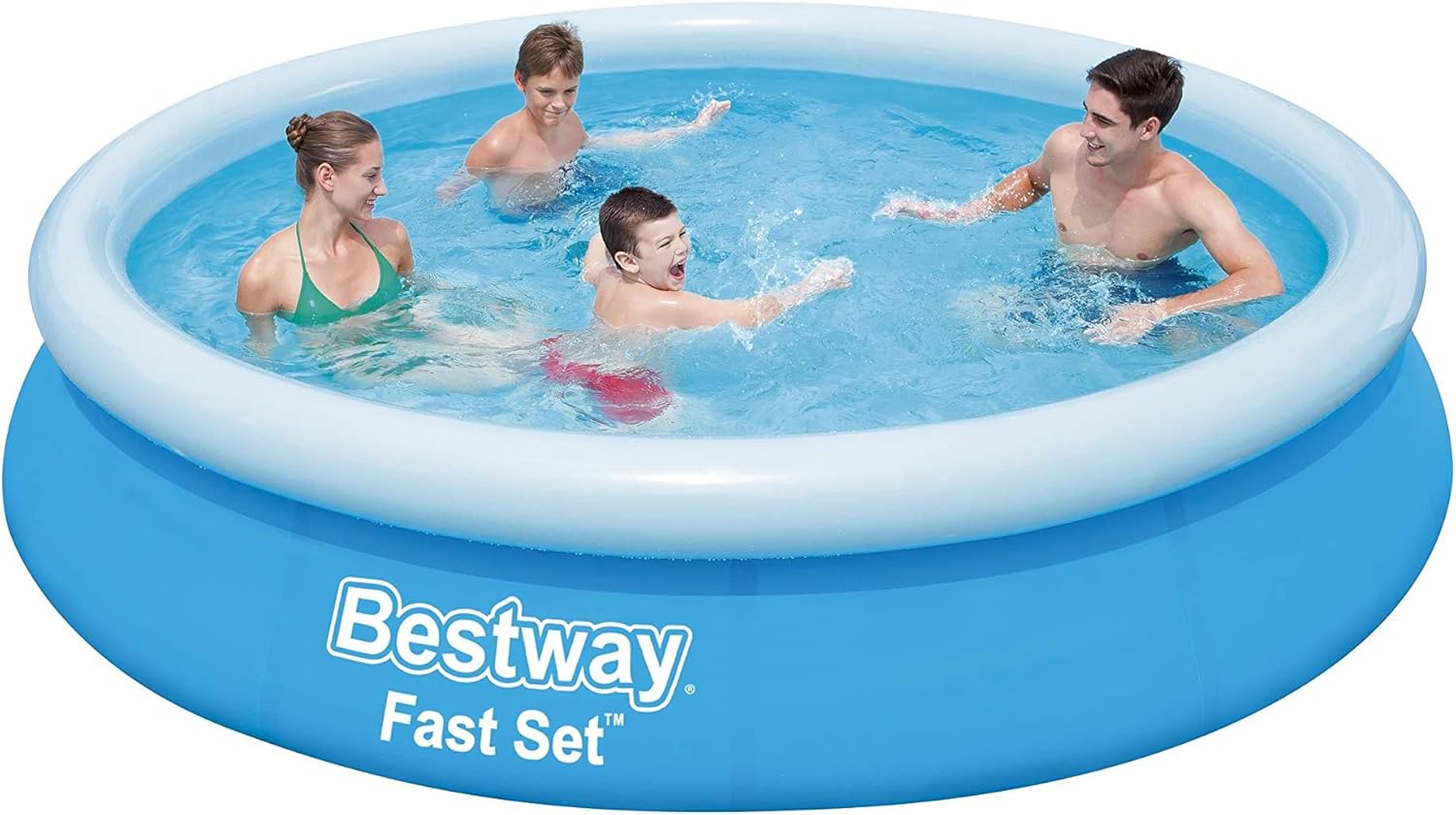 Bestway Piscine autoportante Fast Set Ronde 366 x 76 cm