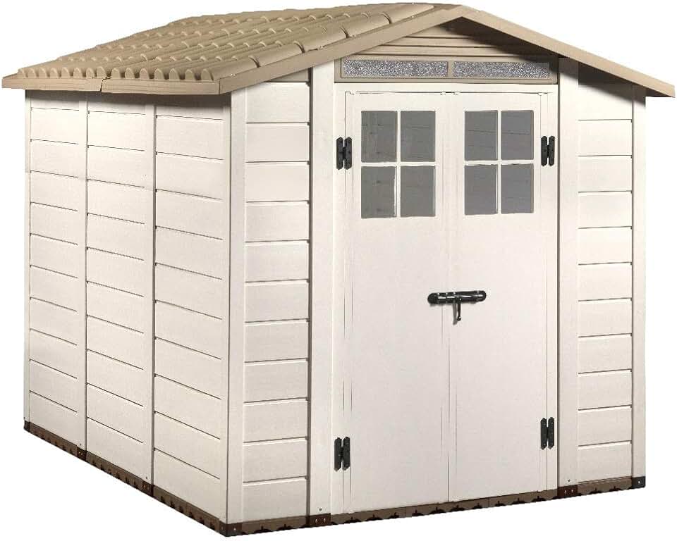 Abri De Jardin 6.03m² Beige - EVO240