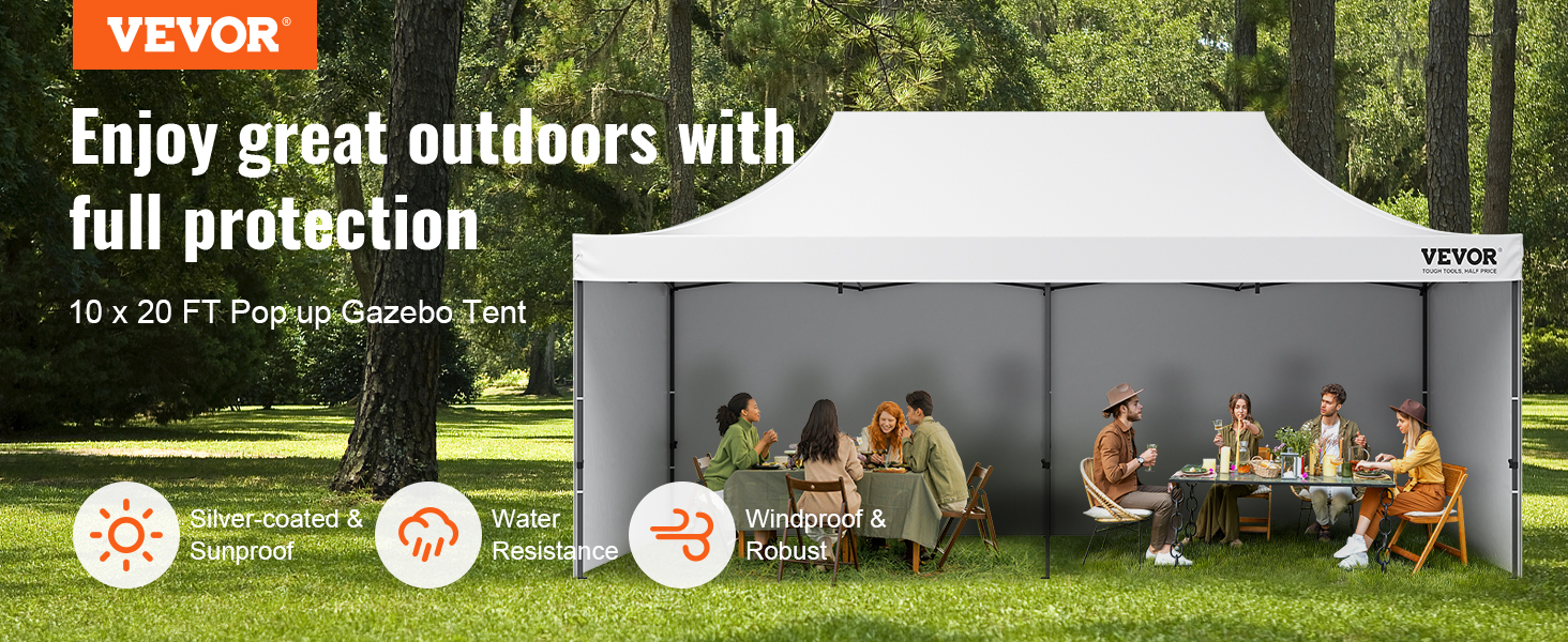 VEVOR Tonnelle Pop-up 161 x 42 x 42 cm