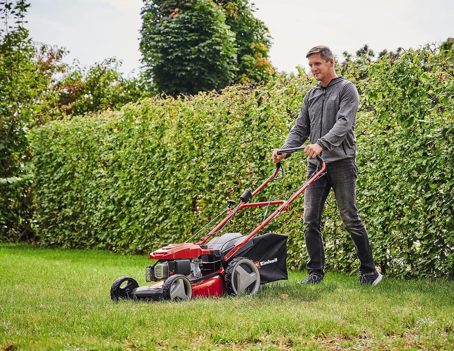 Einhell - GC-PM 46 S HW-E - 46cm - 146cc, autoportée, 1 400m²