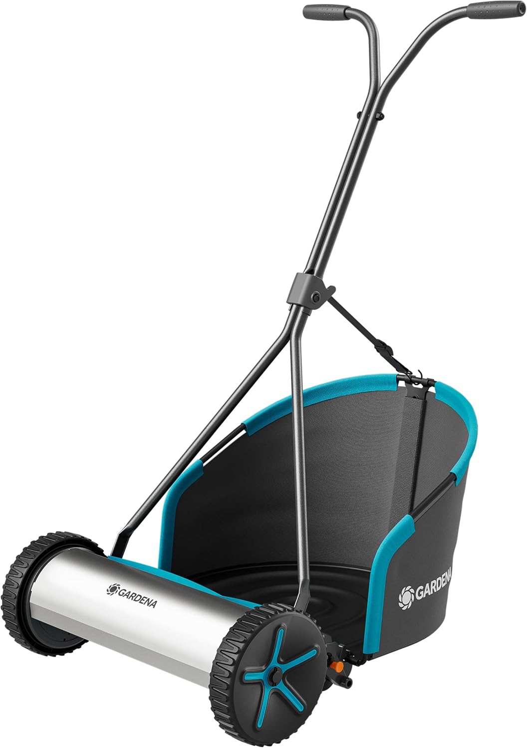 Gardena - Tondeuse Manuelle Plus 400 - 40 cm - Coupe sans fil, bac, 250 m² - 11765-20