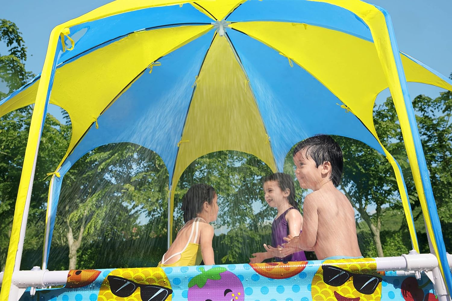 Bestway Piscine tubulaire Bleu 244 x 244 x 51 cm 1680 L 56432