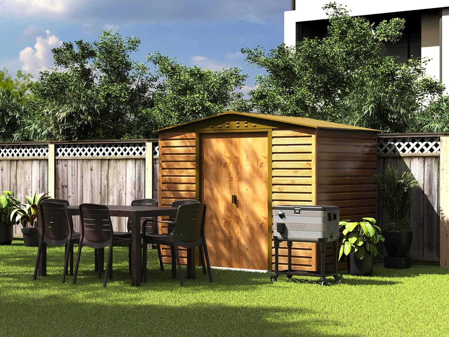Abri de Jardin en métal  Duramax Alpine 8 x 6 (4,79 m²)