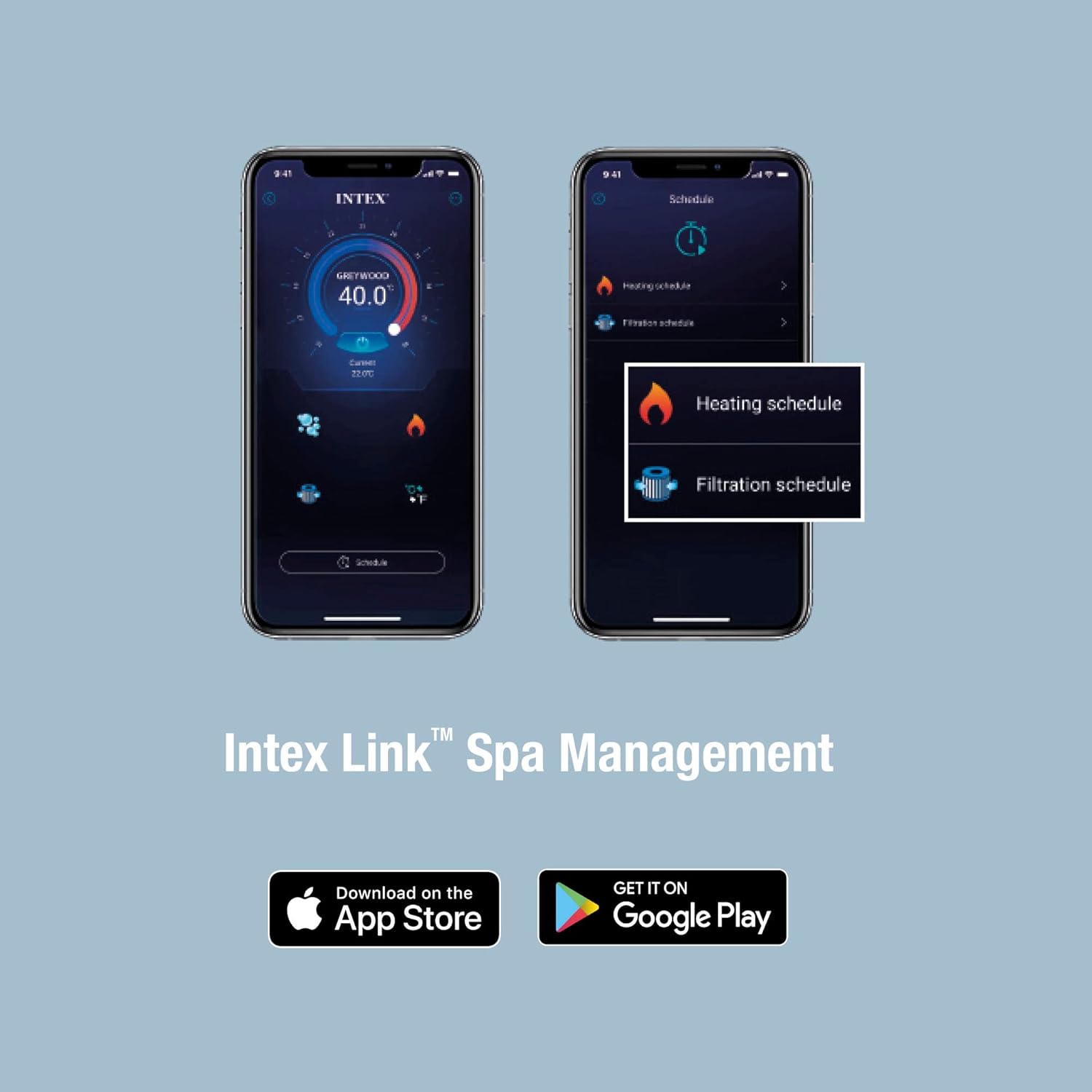 Intex - Pure Spa Ardoise 4 places - spa bulles - 28450EX