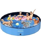 Meowant Piscine pour Chiens, Piscines Pliables pour Chiens de Grande Taille, Piscine de Bain pour...