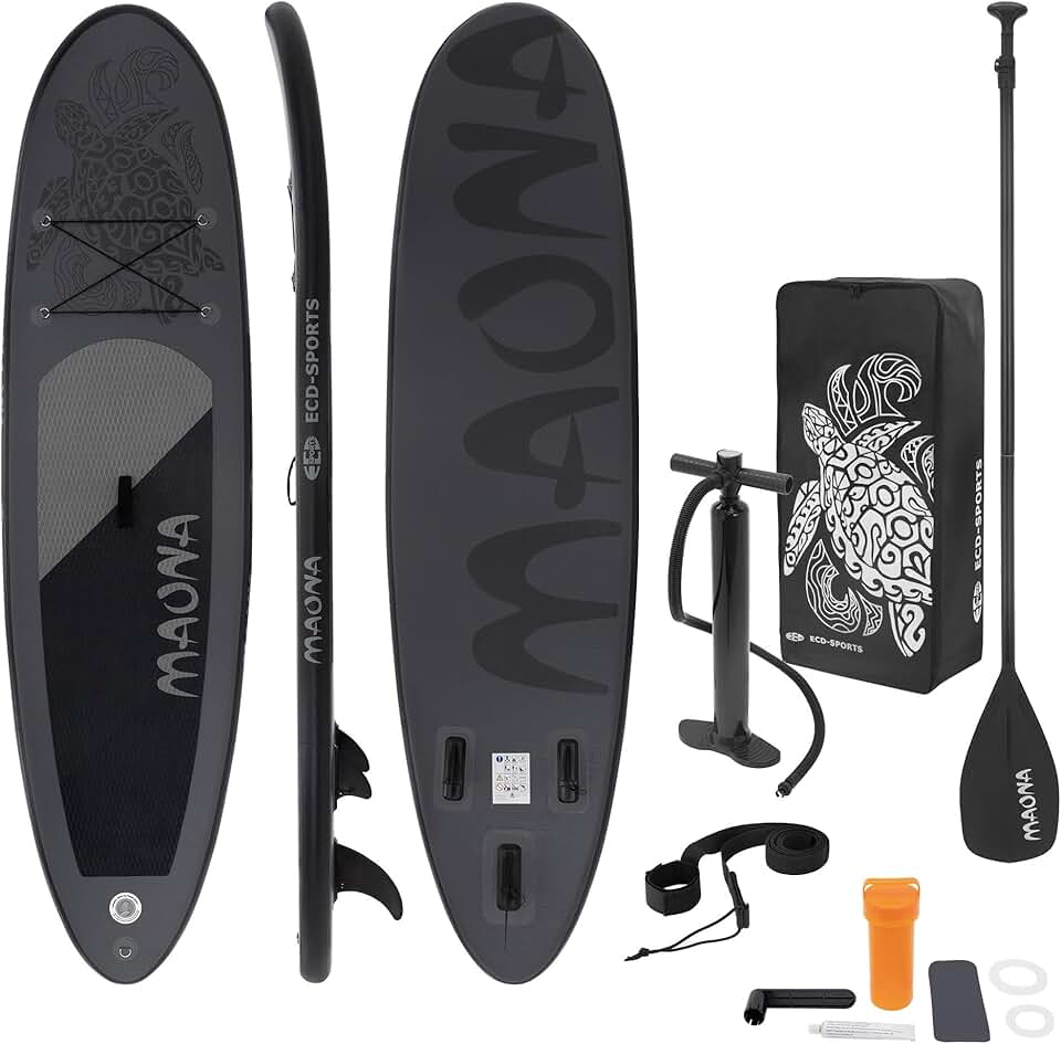 ECD Germany - SUP gonflable série Stand Up - 305/308/320/380 cm - PVC, 120/150 kg, 10/15 cm d’épaisseur