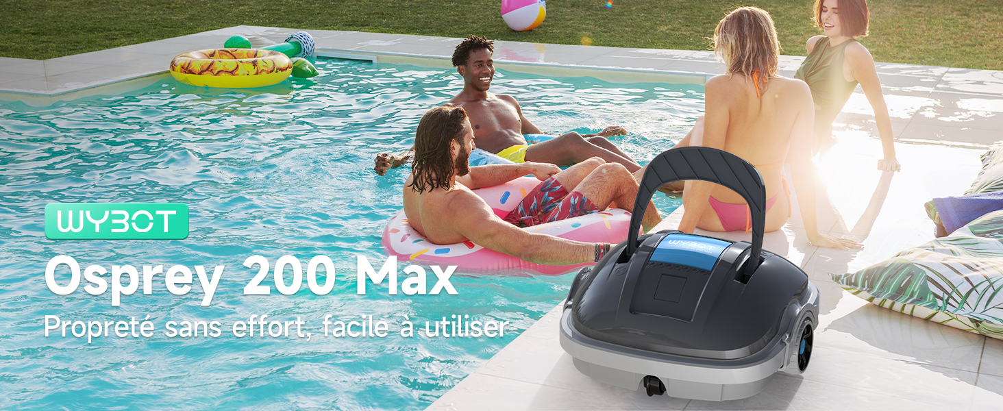 WYBOT Osprey 200 Max Robot Piscine sans fil