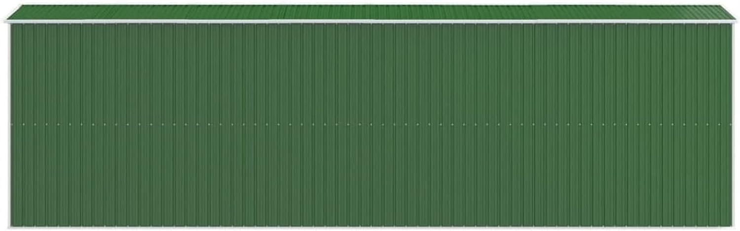 GuyAna Abri de Jardin Vert 192x689x223 cm Acier galvanisé,Abris de Jardin,Abri de Stockage pour Jardin,Abri d'outils de Jardin