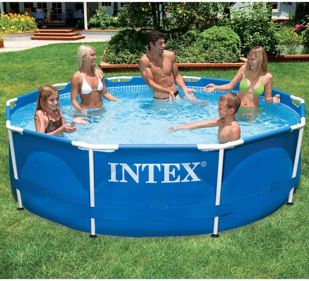Intex - piscine métal série Metal Frame - 305x76 cm, pompe incluse 28202GN