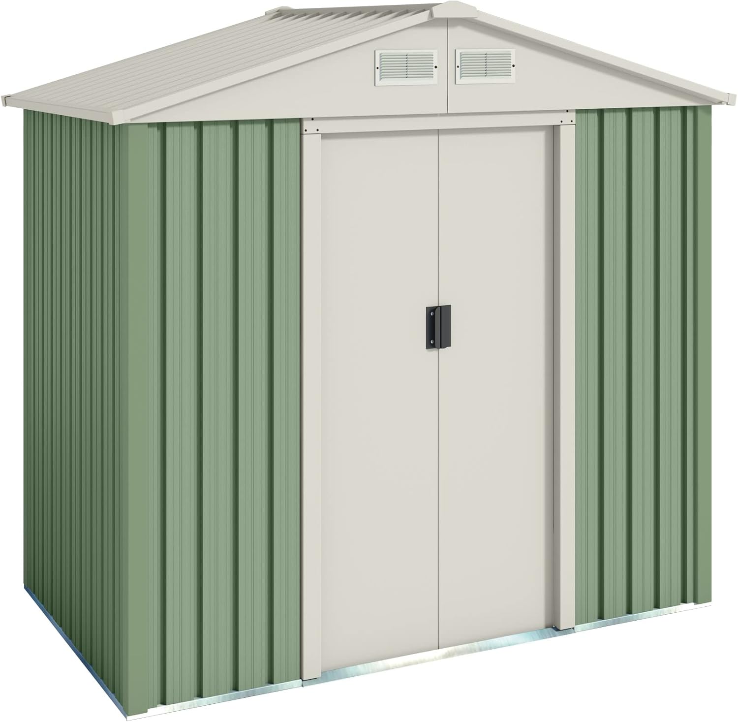 Hoggar Abri de Jardin en métal Nybro 2.43m2 - Garantie 10 Ans - 121x201x190cm