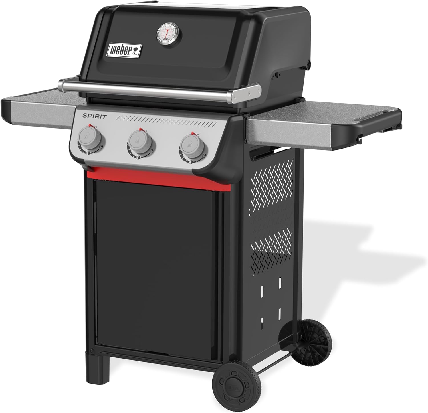 Weber - Spirit E-310 - 51 x 46 cm - 3 brûleurs, grille chaleur uniforme, roues durables