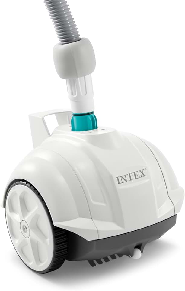 Intex - Aspirateur Robot Fond ZX50 - Blanc/Bleu - Dimensions compactes, aspiration efficace ZX50