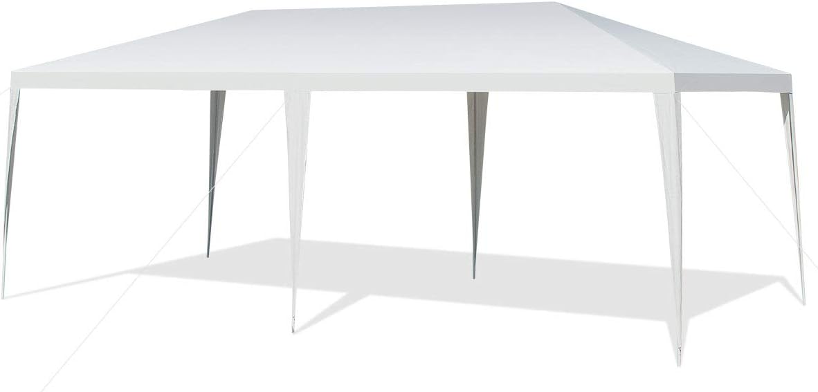 Costway - Tonnelle pliante série jardin - 3x6m - étanche, tube métal