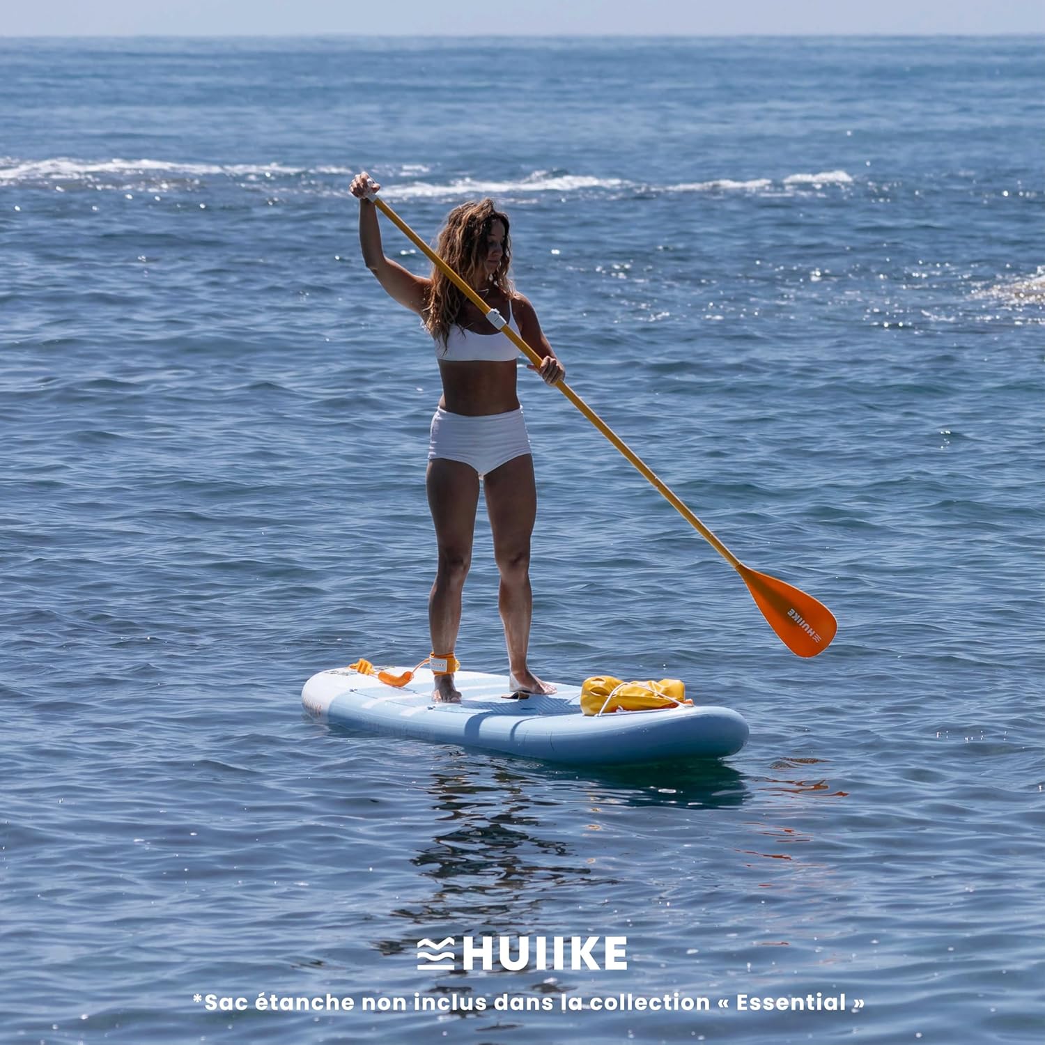 HUIIKE - paddle gonflable adulte - 305x84x15 cm - stable, résistant, 130 kg