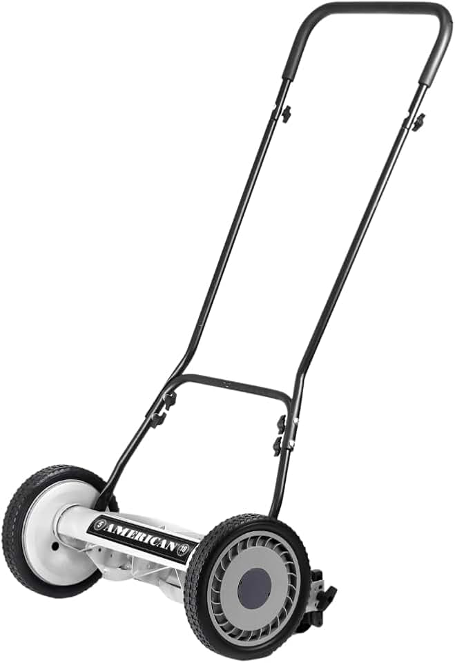 VENTEO - Tondeuse Hélicoïdale 5 lames 45cm réglable, silencieuse
