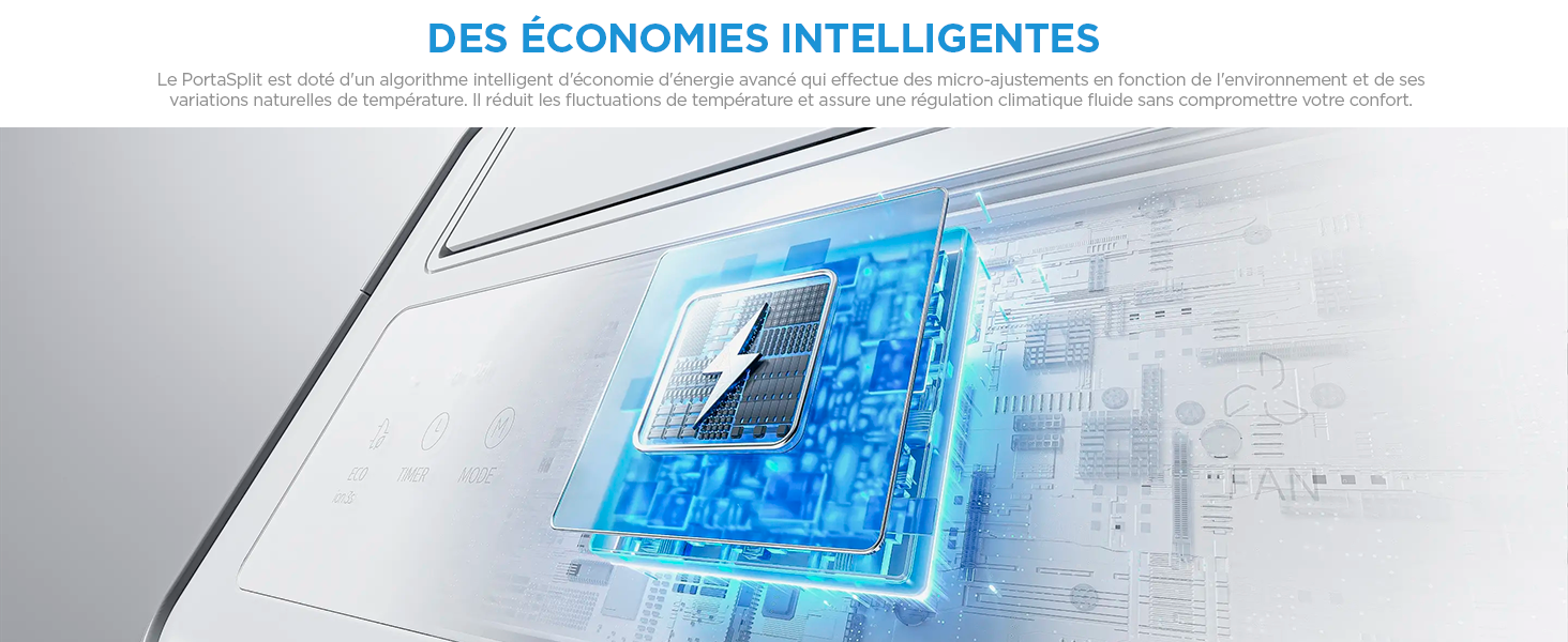 Le texte se lit comme suit : « SOS ECONOMIAS INTELIGENTES ». L'image montre un pack de gel bleu ou un élément de refroidissement sur une surface blanche avec un emballage partiel du produit visible.