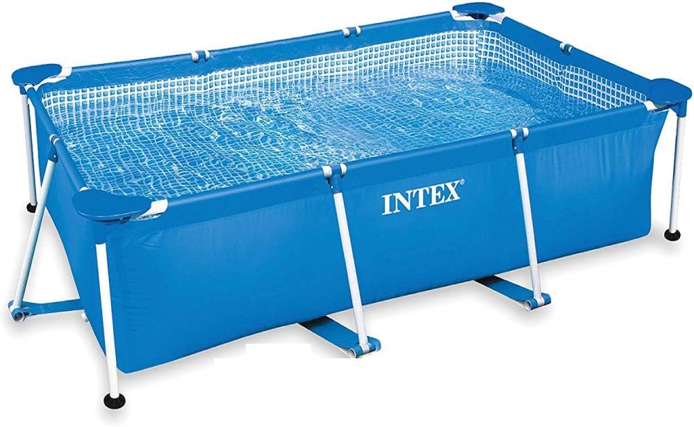 Intex 28274FR Kit de Piscinette Tubulaire Armature en Métal Bleu 4,5 x 2,2 x 84 cm 7100 L