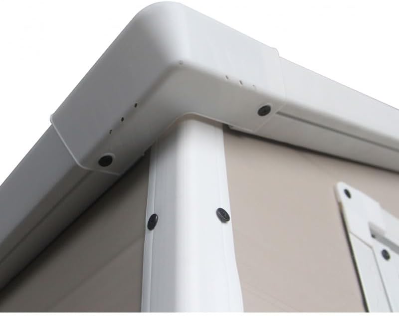 Jôbu - Abri de jardin en résine - 1,34m² - porte verrouillable, fenêtre, ventilation, acier galvanisé