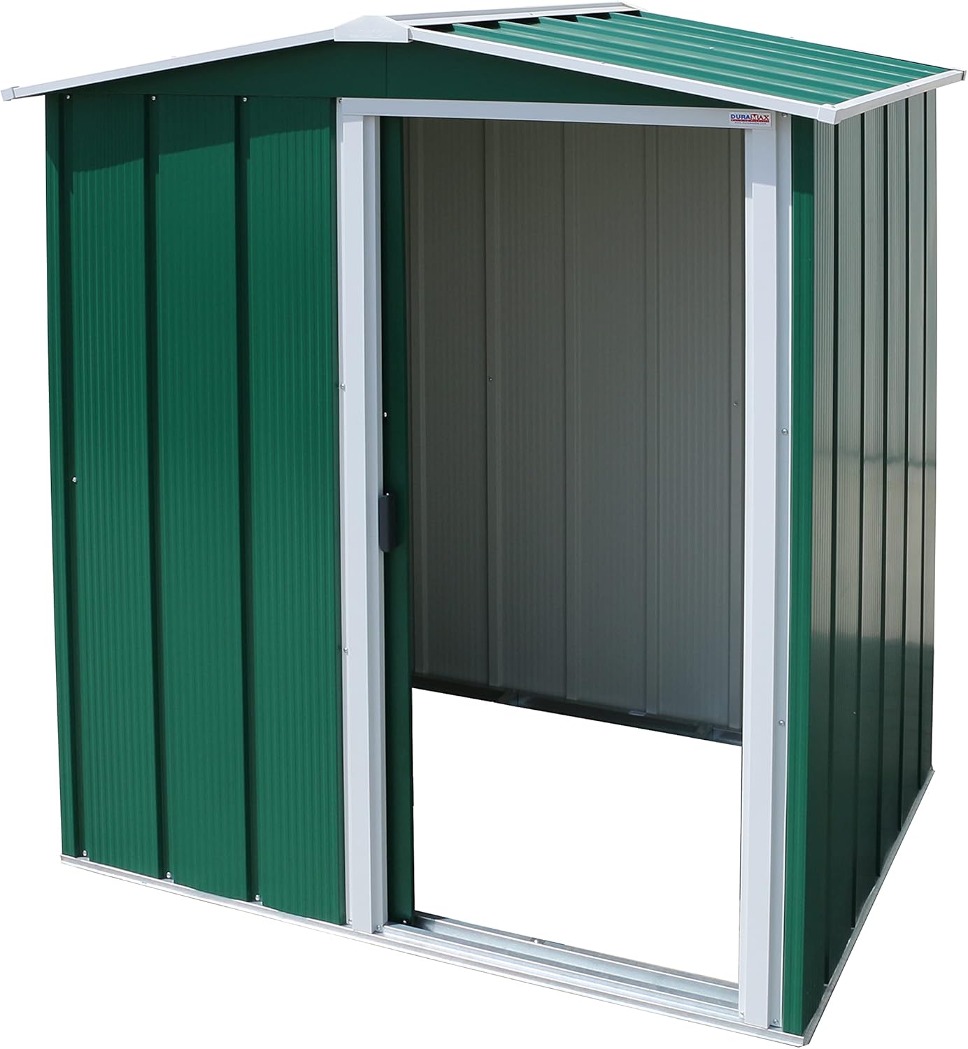 Abri métal, toit renforcé, vert