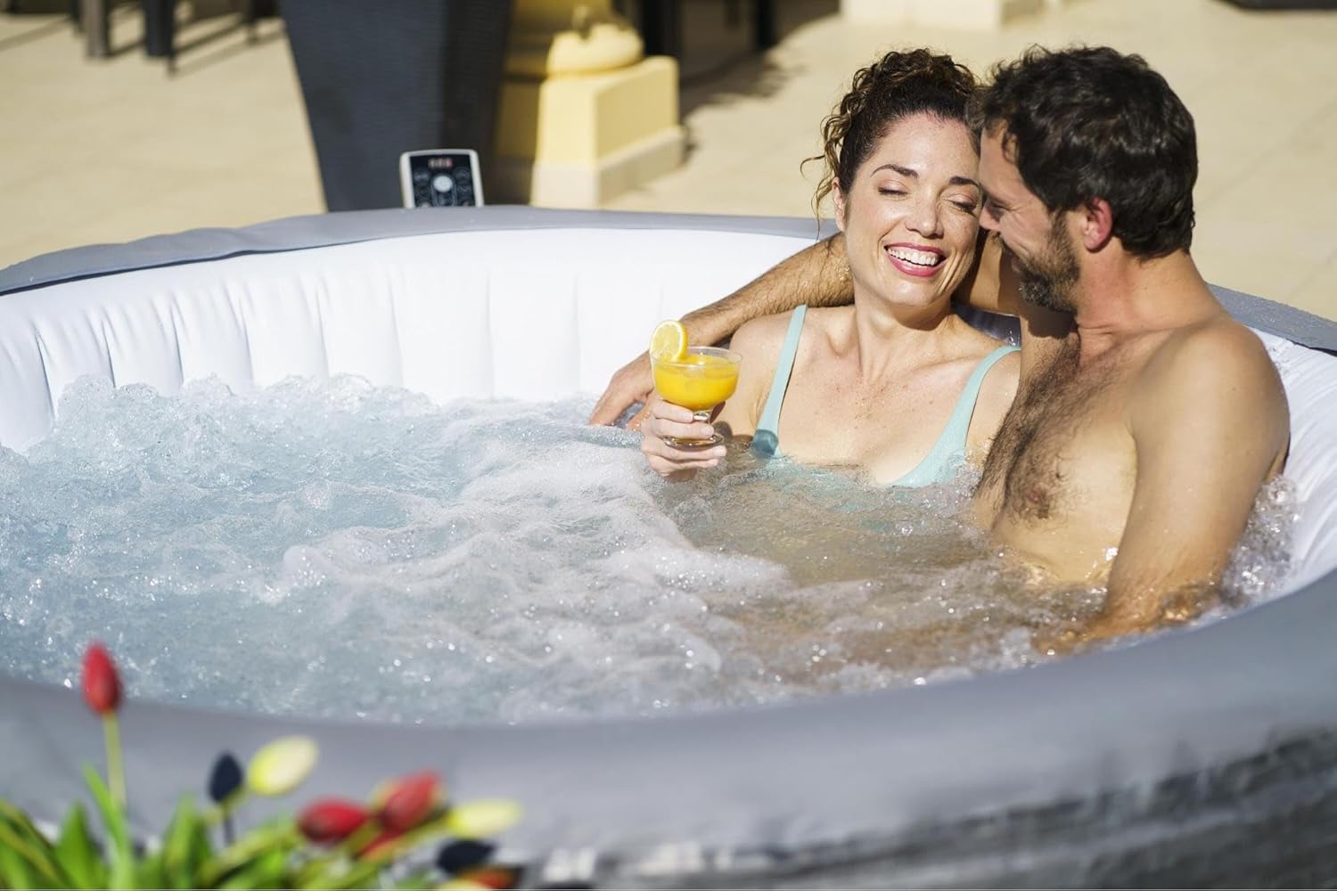 Bestway Spa Gonflable Rond Lay-Z-Spa Budapest AirJet 4-6 Places