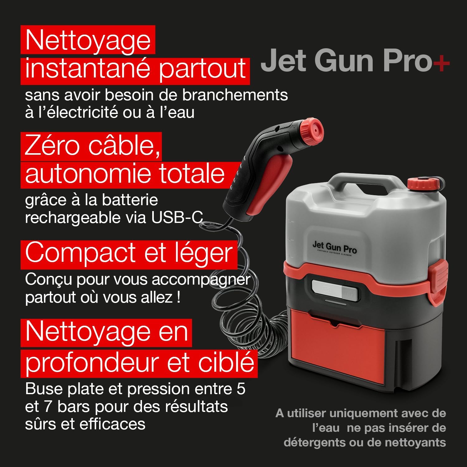 ERRECOM - Kit Nettoyage Clim PRO+ - 1L nettoyant, housse, gants - JETGUNPRO+