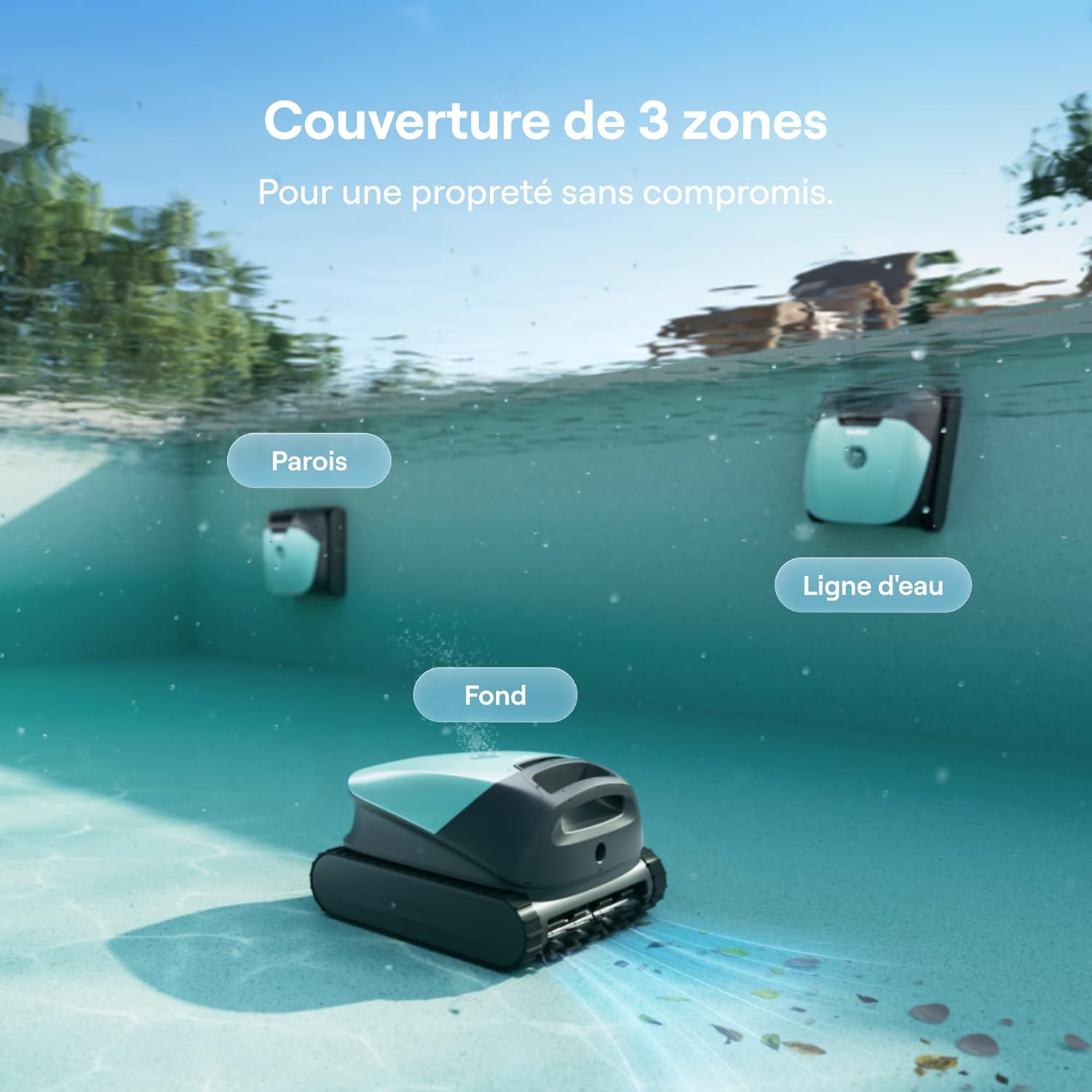 Beatbot - Sora 10 - robot piscine, 300 min, filtre 5L, 25700 LPH