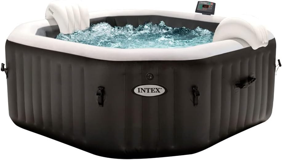 Intex - Pure Spa Carbone 4 places - spa gonflable - 201x71cm - 28458EX