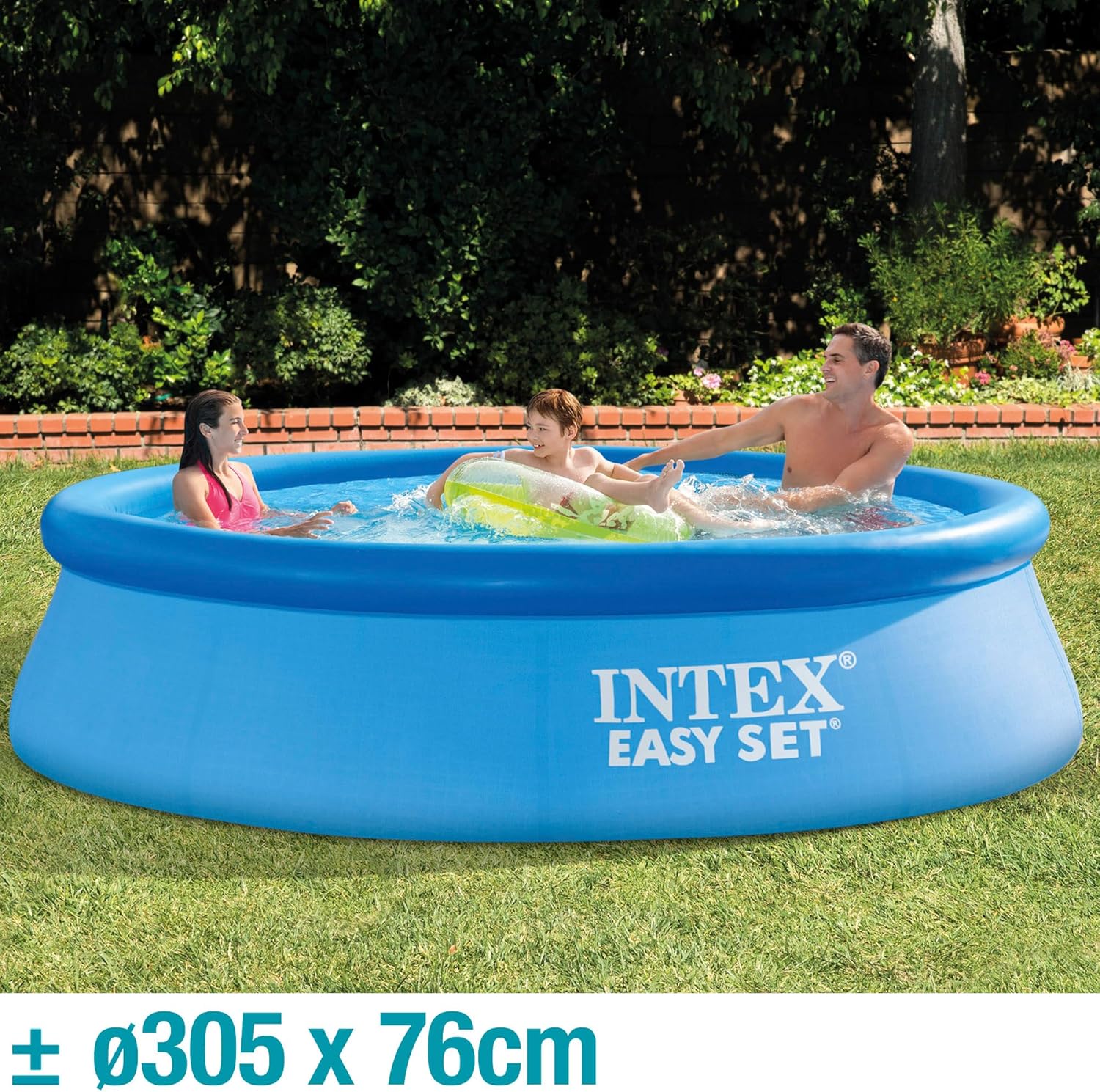 Intex - Easy Set 28122NP - Piscine autoportée 3,05x0,76m, épurateur 1m3/h