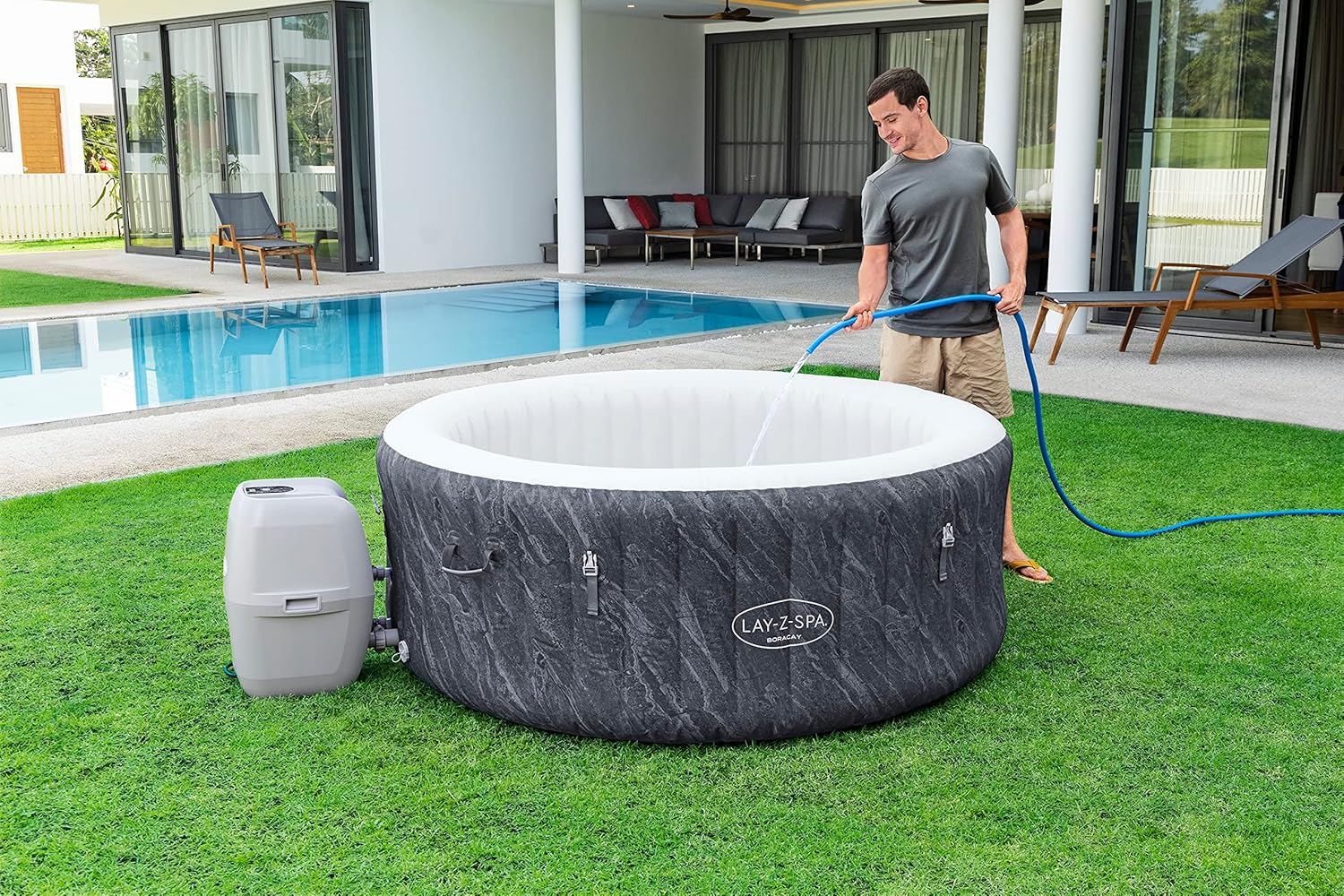 Bestway - Boracay AirJet - 1,80m x 66cm - spa gonflable 71x26