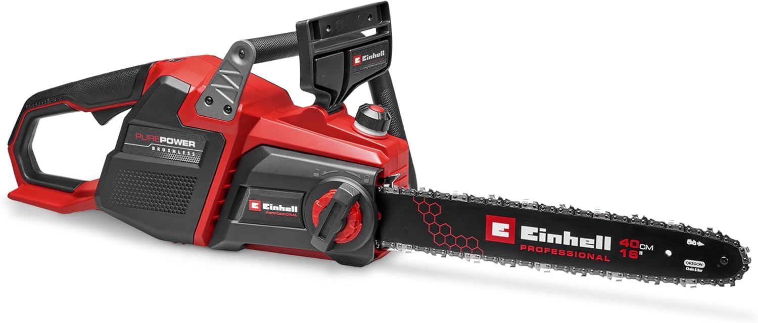 Einhell - tronçonneuse sans fil Professional - 38cm - moteur brushless, 19m/s, lubrification auto, GP-LC 36/40 Li BL-Sol