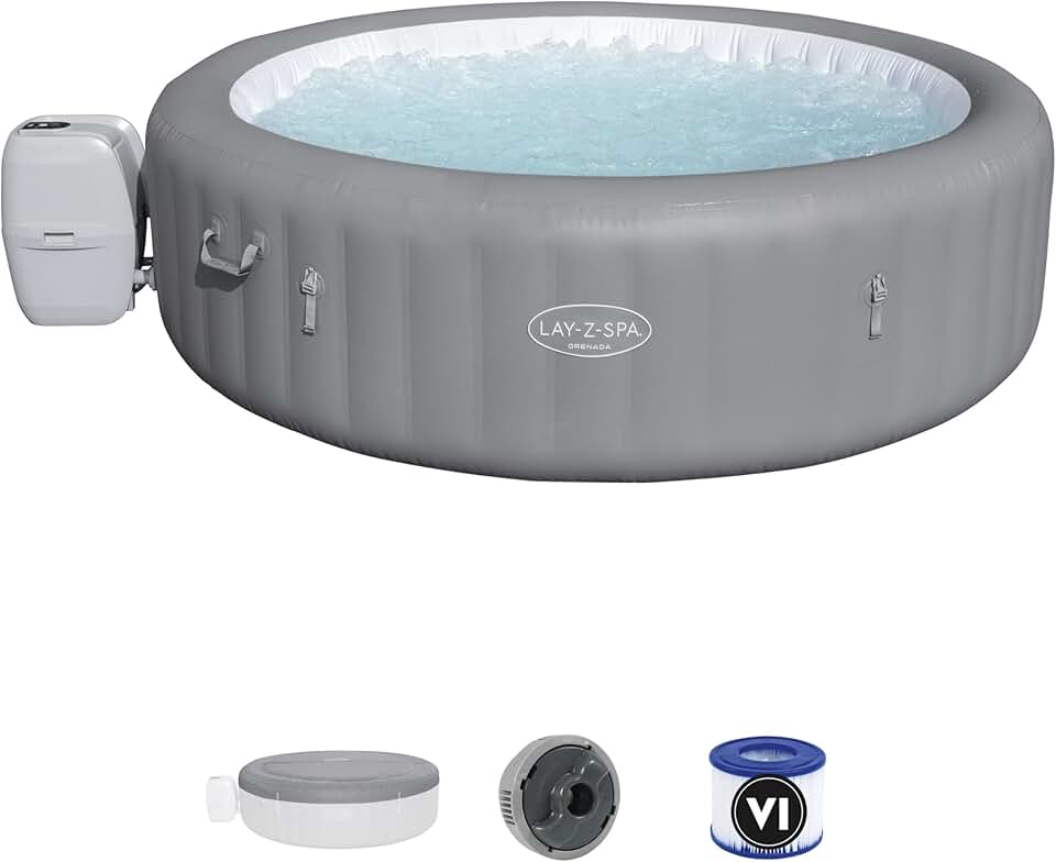 Bestway - LAY-Z-SPA Grenada - 236x71 cm - 6-8 personnes, Airjet