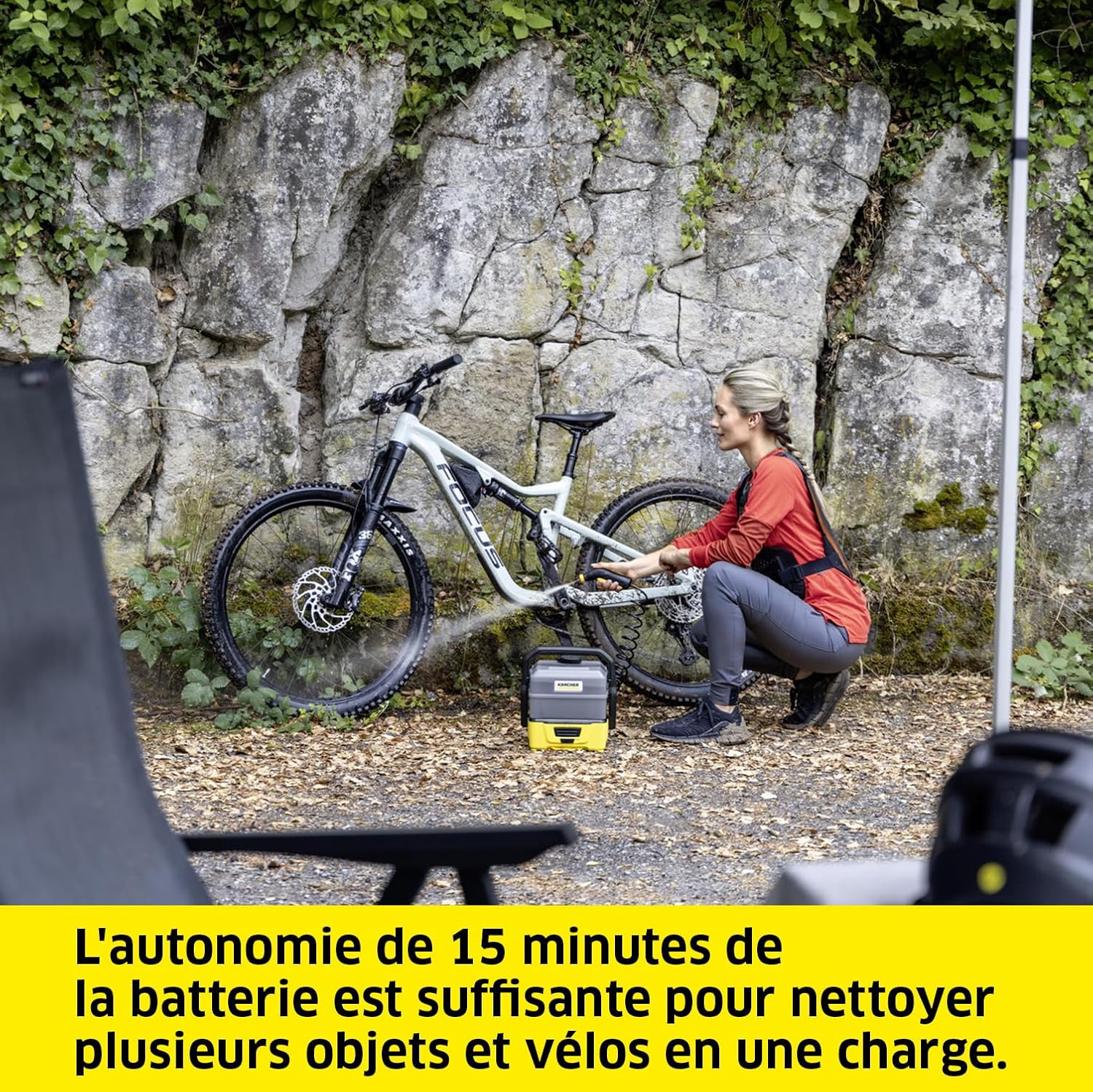 Kärcher - OC 3 Plus - 26x23x28 cm - nettoyeur mobile, 7L, 2.3kg, batterie Li-Ion