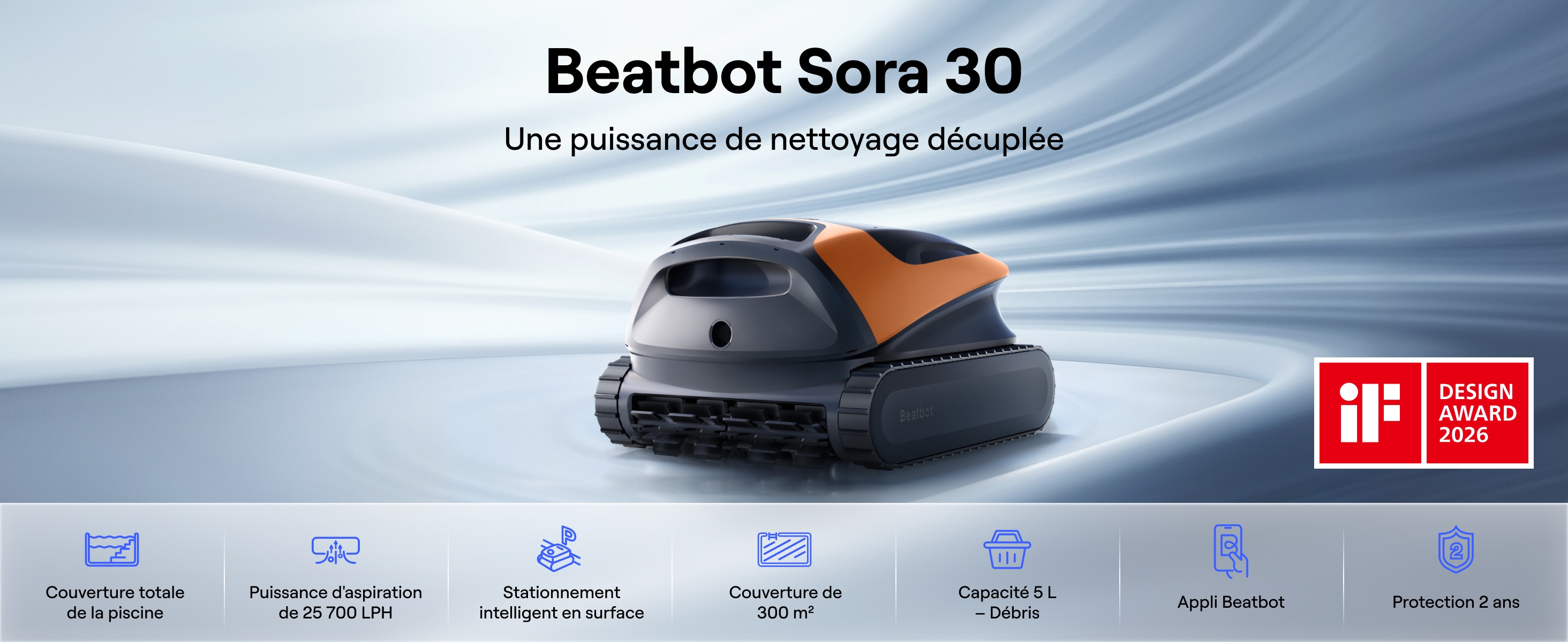 Beatbot Sora 30 Robot sans Fil
