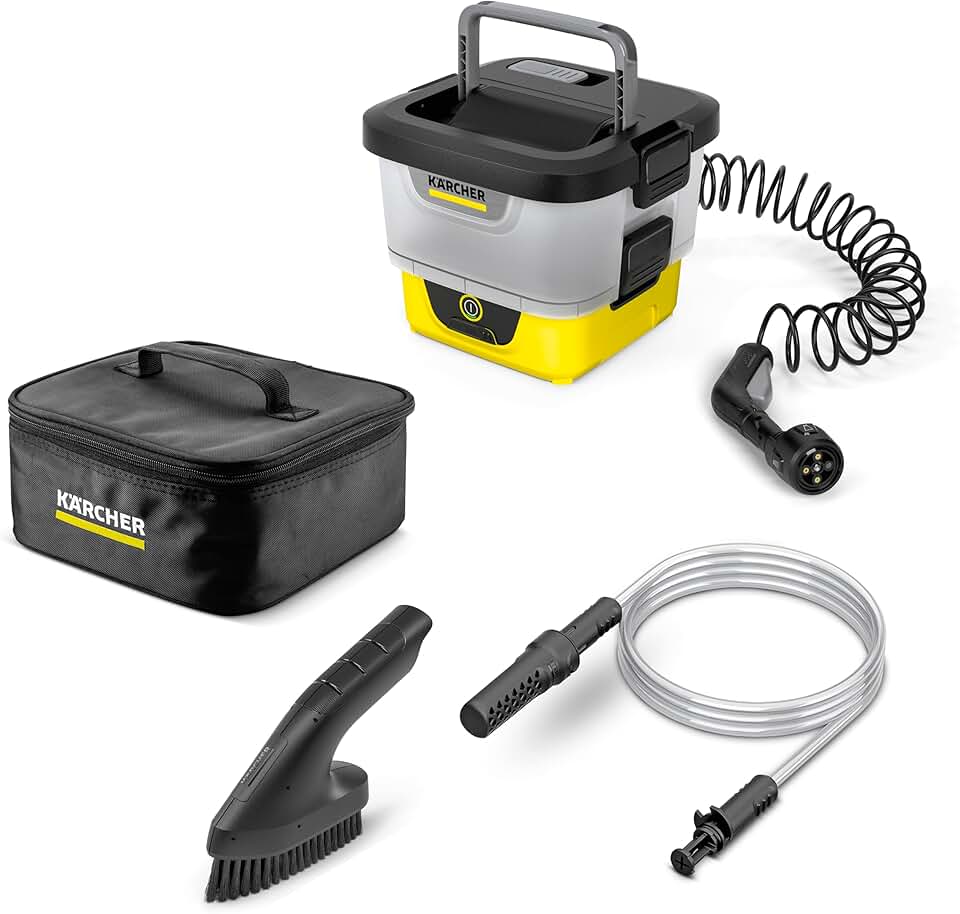 Kärcher - OC 4 Adventure - 27x23x39 cm - nettoyeur extérieur mobile, 8L, batterie lithium-ion