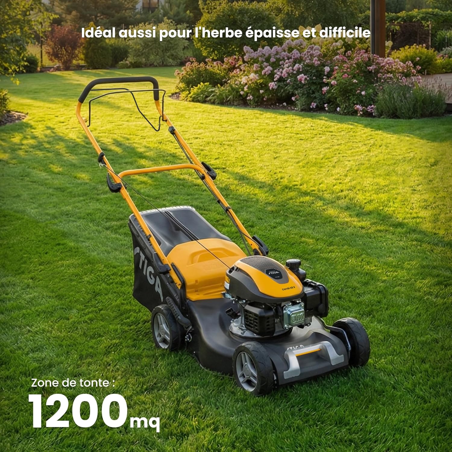 STIGA - Combi 48 S - 46 cm - 139 cm3, bac 60L, mulching inclus