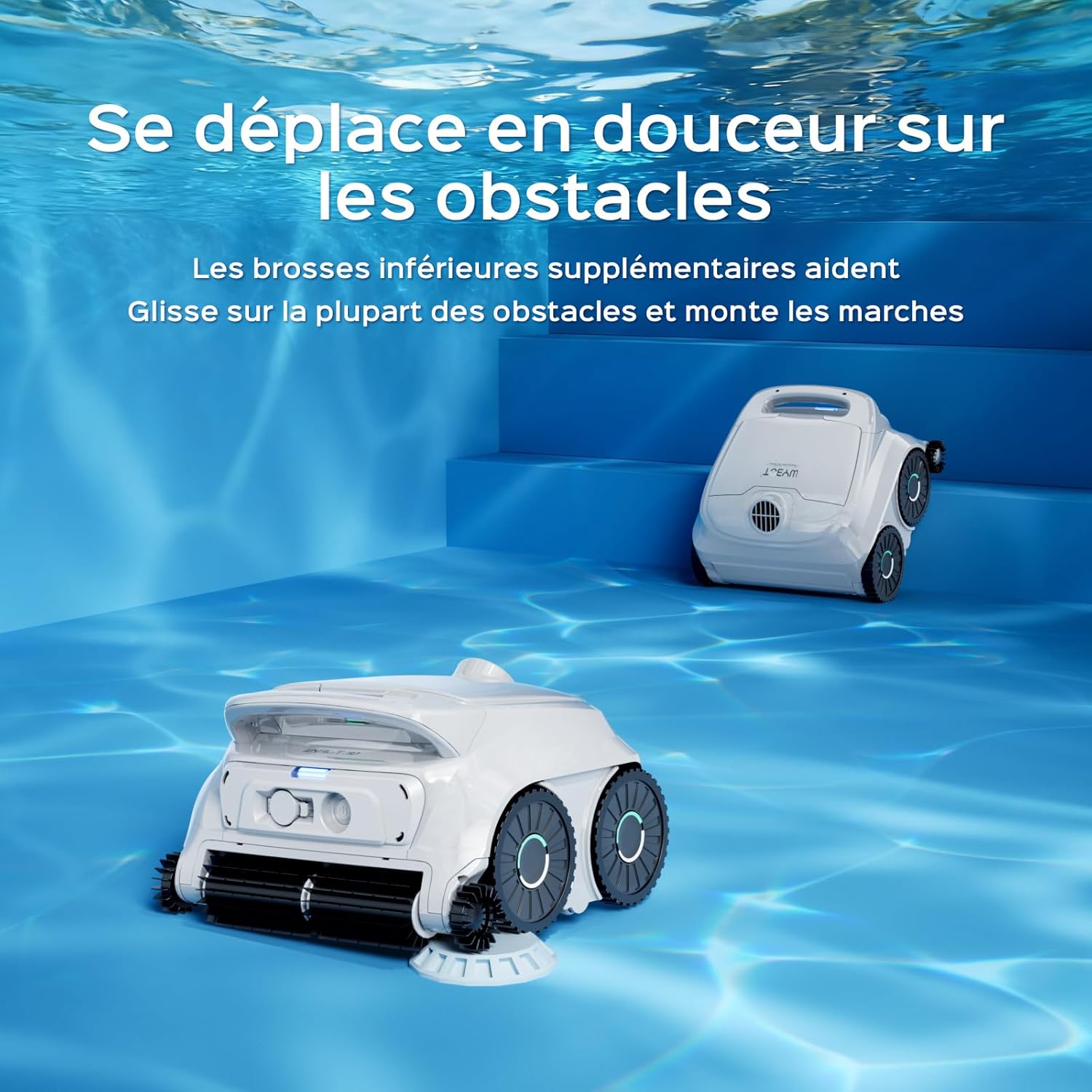 WYBOT - B1 Series - léger, sans fil, contrôle app, 100min autonomie, B1