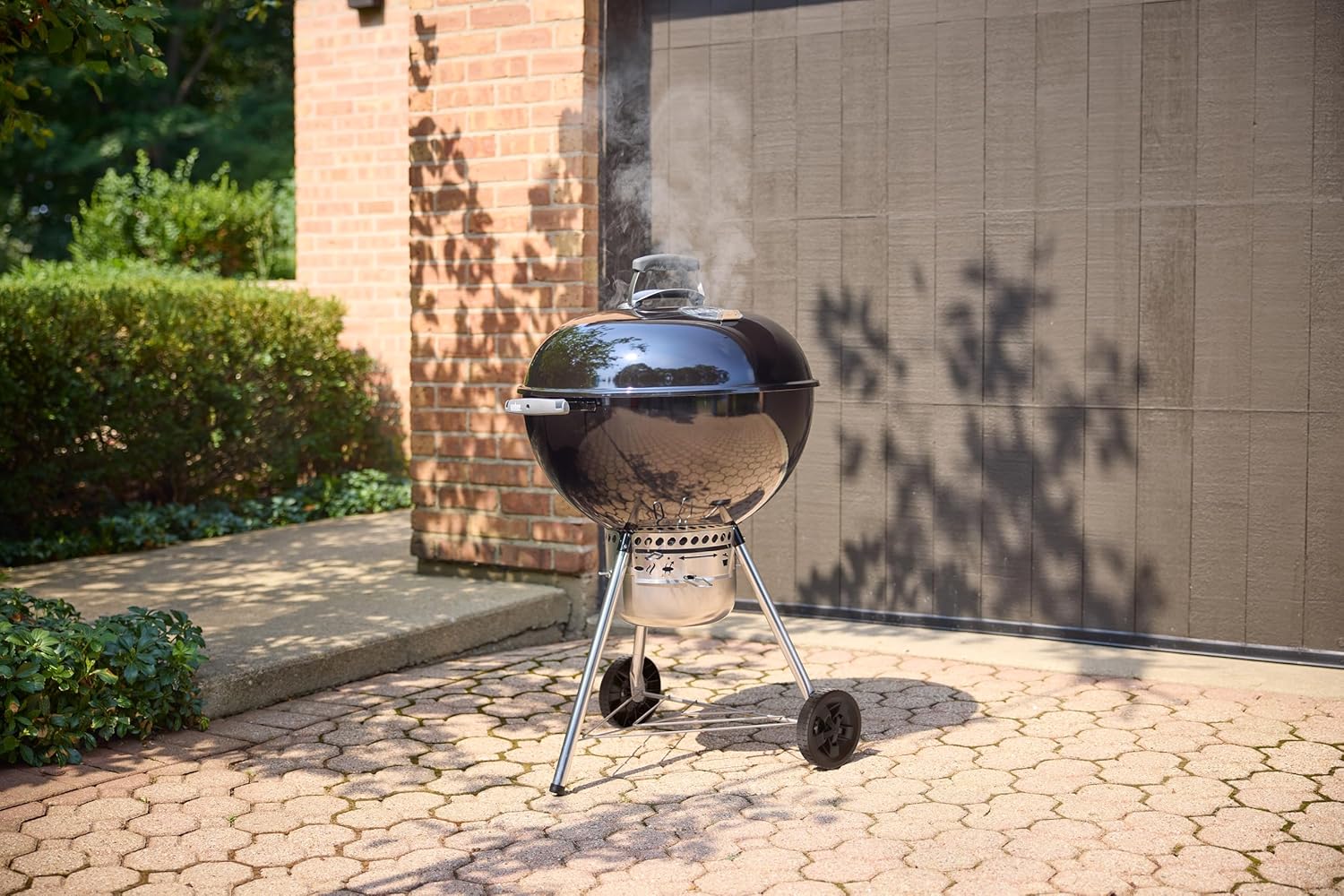 Weber - Original Kettle Premium - 57 cm - barbecue charbon, nettoyage One-Touch, thermomètre intégré