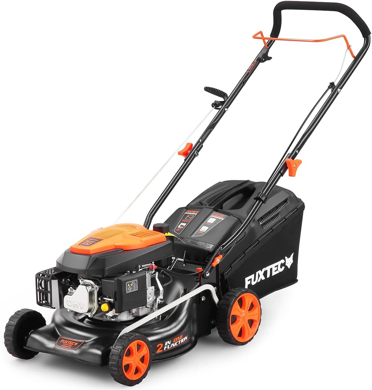 FUXTEC - Tondeuse série RM - 42cm coupe, bac 40L, 2en1 - FX-RM4346ECO